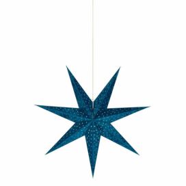 Markslöjd Markslöjd 705487 - Vianočná dekorácia VELOURS 1xE14/6W/230V 75 cm modrá 