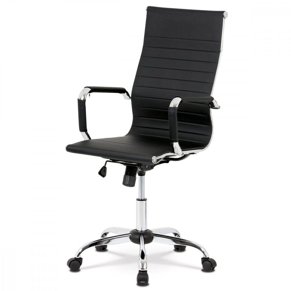 Kancelárska stolička KA-Z305 BK čierna / chróm Autronic - dekorhome.sk