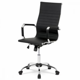 Kancelárska stolička KA-Z305 BK čierna / chróm Autronic