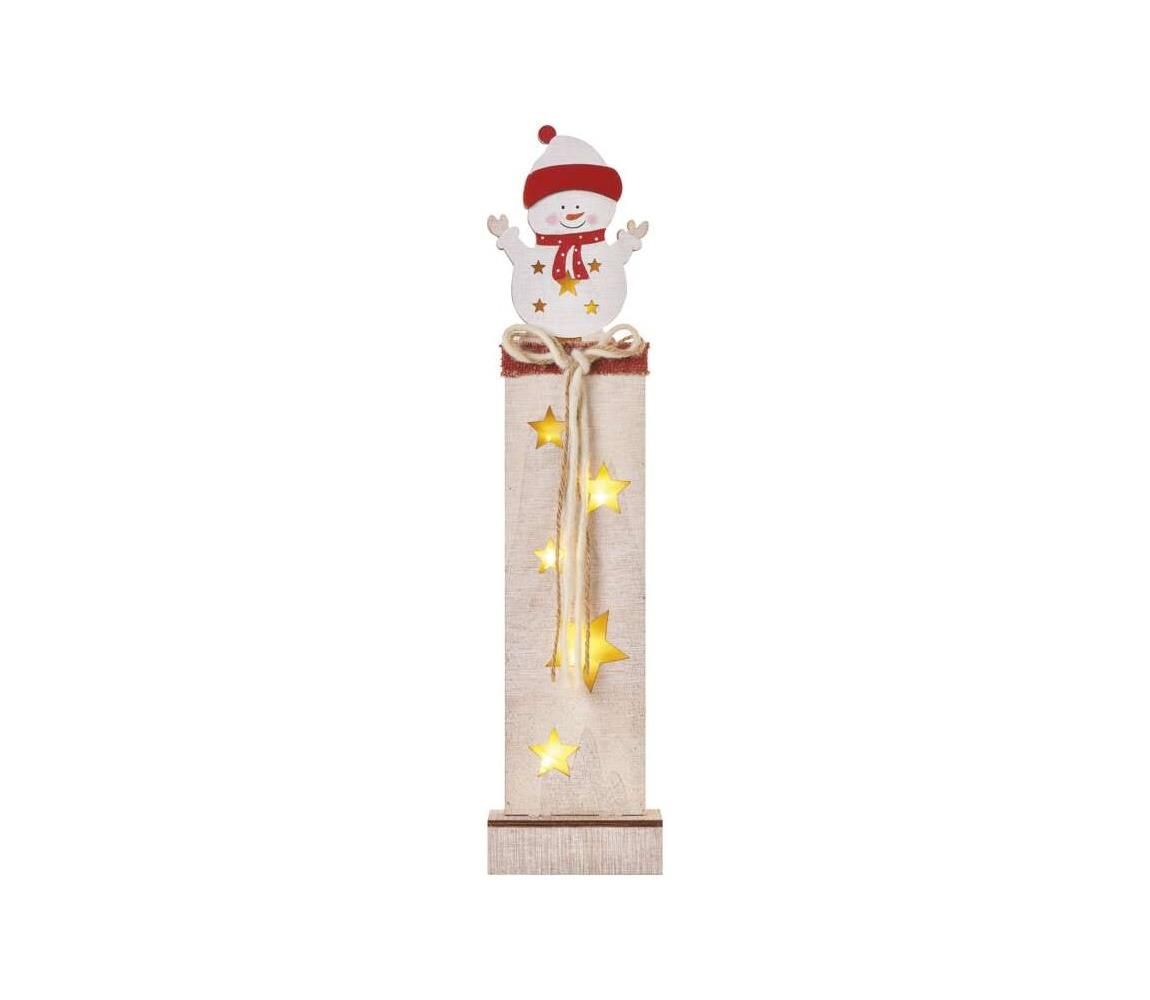  LED Vianočná dekorácia  7xLED/2xAA snehuliak  - Svet-svietidiel.sk