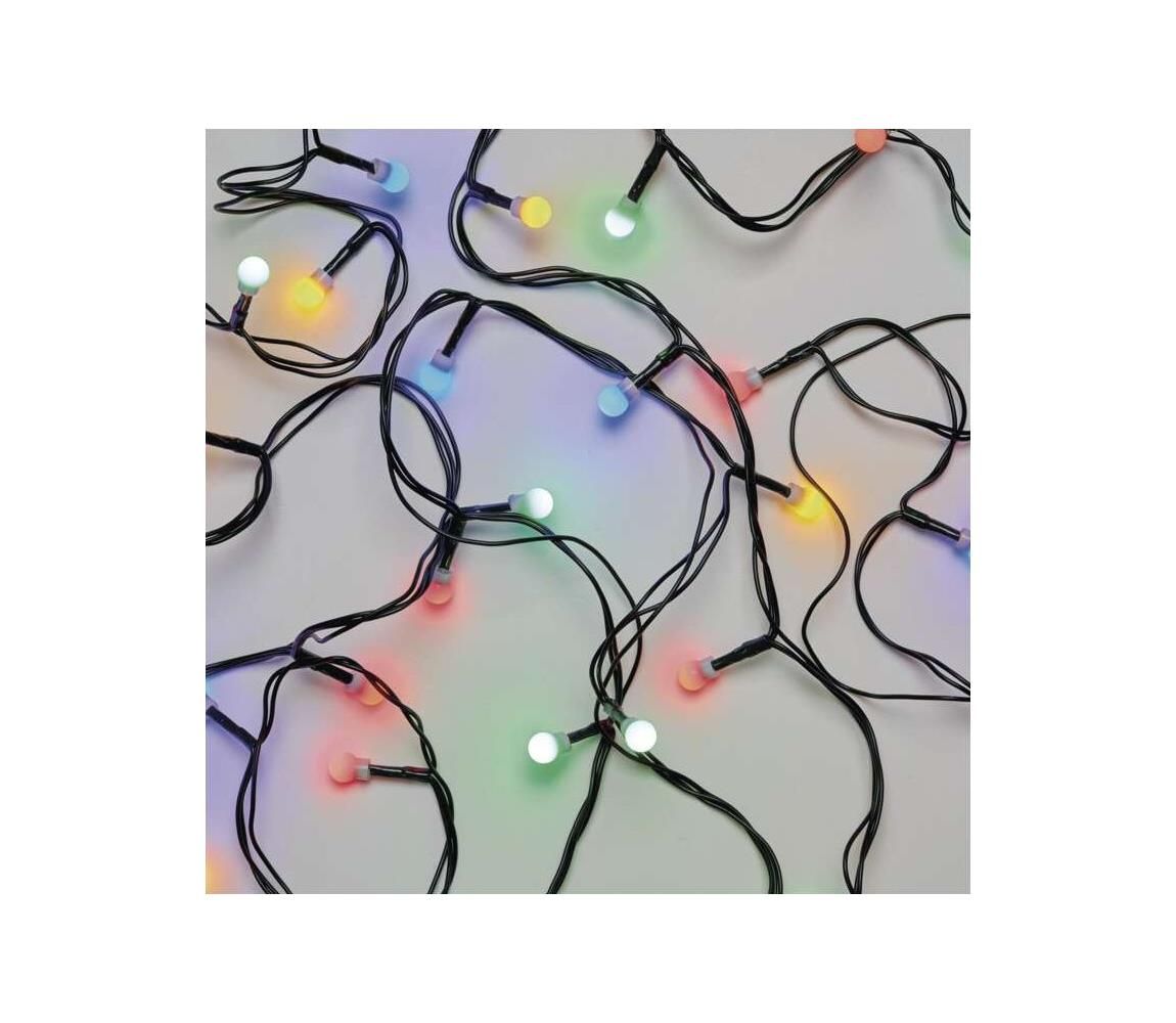  LED Vianočná vonkajšia reťaz 200xLED/8 módov 25m IP44 multicolor  - Svet-svietidiel.sk