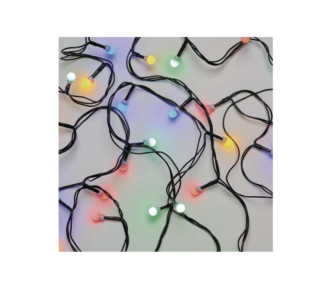  LED Vianočná vonkajšia reťaz 80xLED/8 módov 13m IP44 multicolor  - Svet-svietidiel.sk