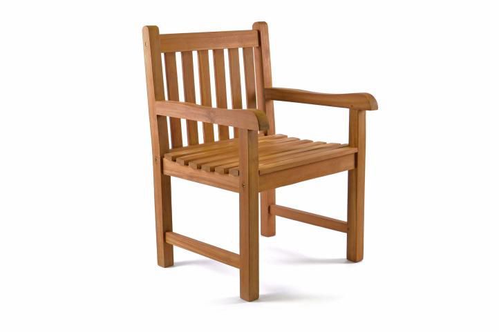 Divero 40768 Exkluzívna stolička z teakového dreva Divero - Kokiskashop.sk
