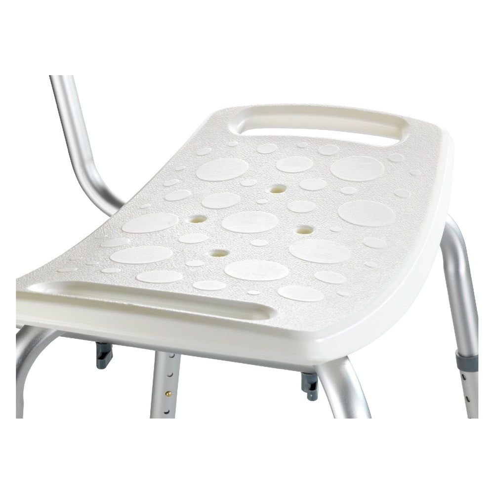 Sedacia stolička s operadlom do sprchy Wenko Stool With Back, 54 × 49 cm - Bonami.sk