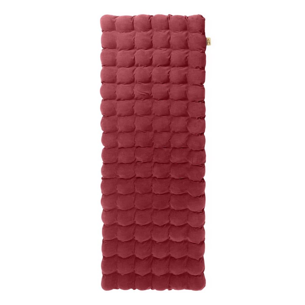 Červený relaxačný masážny matrac Linda Vrňáková Bubbles, 65 × 200 cm - Bonami.sk
