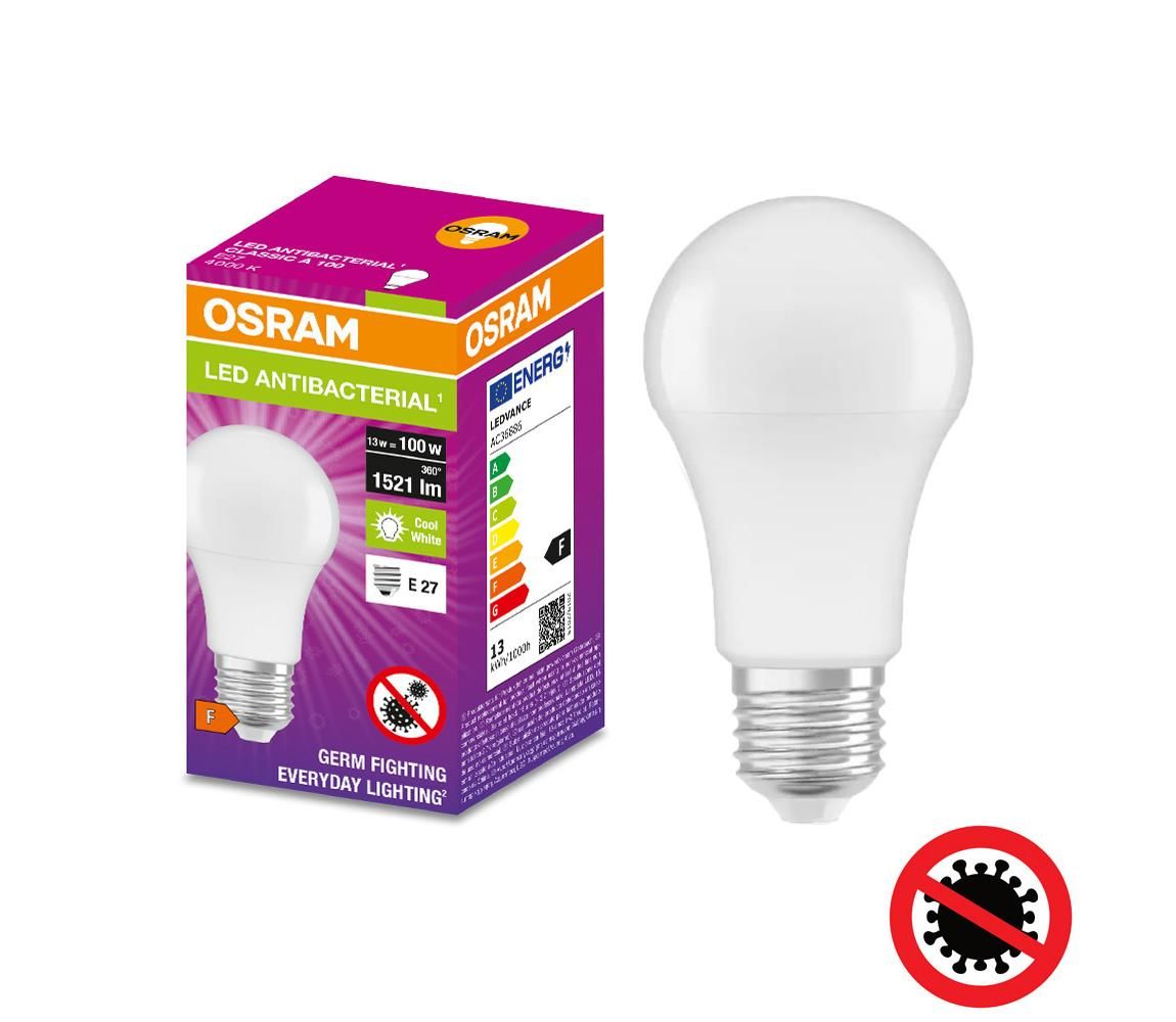 Osram LED Antibakteriálna žiarovka  A100 E27/13W/230V 4000K - Osram  - Svet-svietidiel.sk