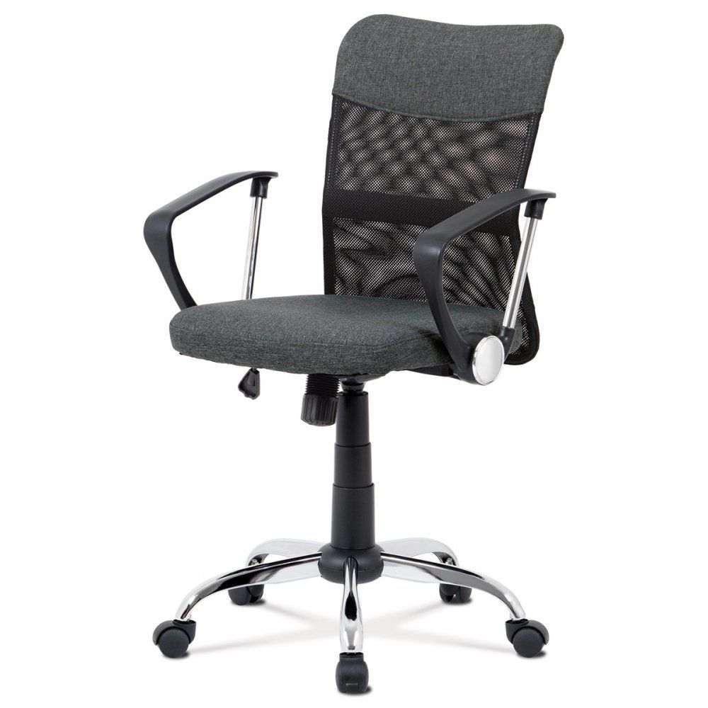 Kancelárska stolička KA-Z202 GREY sivá / čierna Autronic - dekorhome.sk