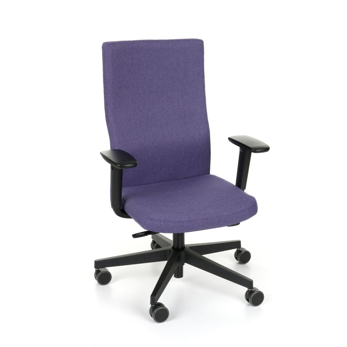 Kancelárska stolička s podrúčkami Timi Plus - fialová / čierna - nabbi.sk