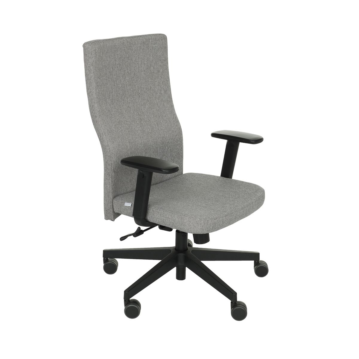Kancelárska stolička s podrúčkami Timi Plus - sivá / čierna - nabbi.sk