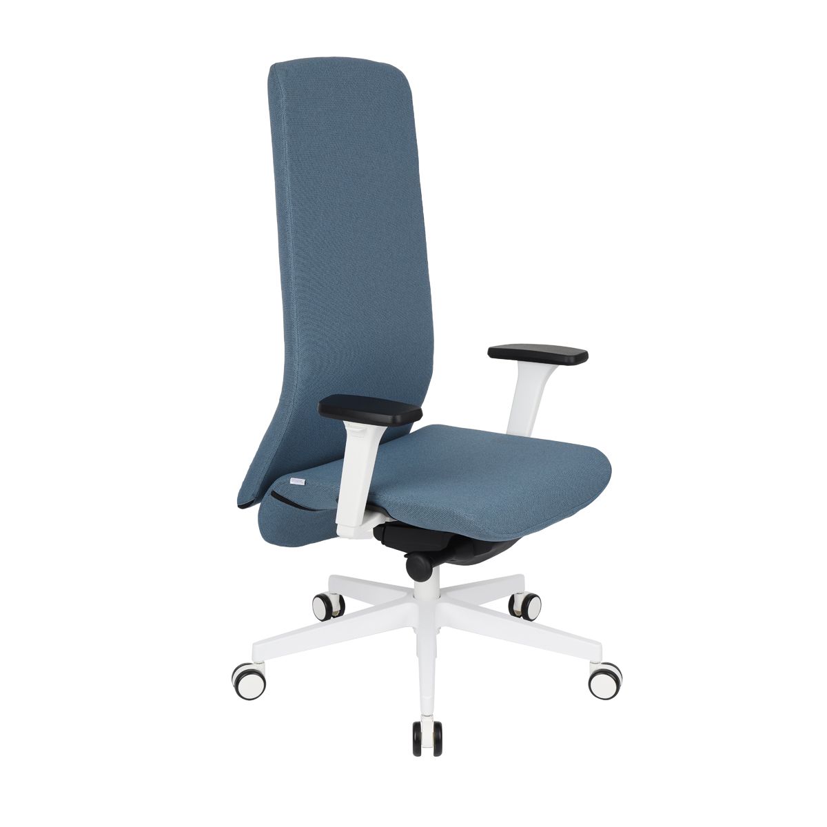 Kancelárska stolička s podrúčkami Starmit W - modrá / biela - nabbi.sk