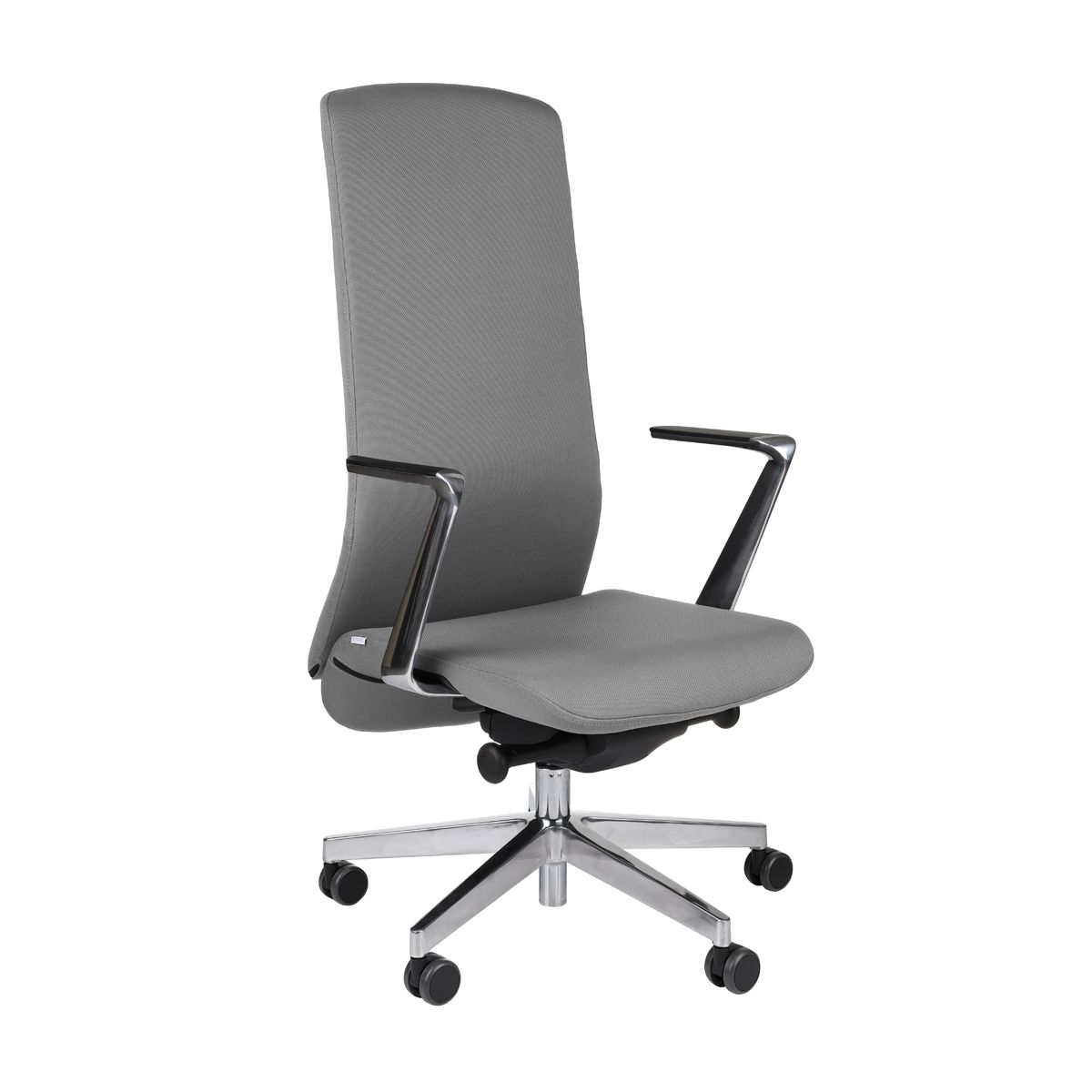 Kancelárska stolička s podrúčkami Starmit AL1 - sivá / chróm - nabbi.sk