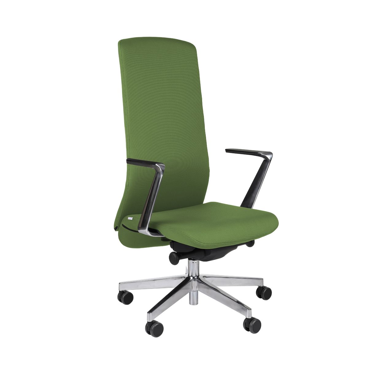 Kancelárska stolička s podrúčkami Starmit AL1 - zelená / chróm - nabbi.sk