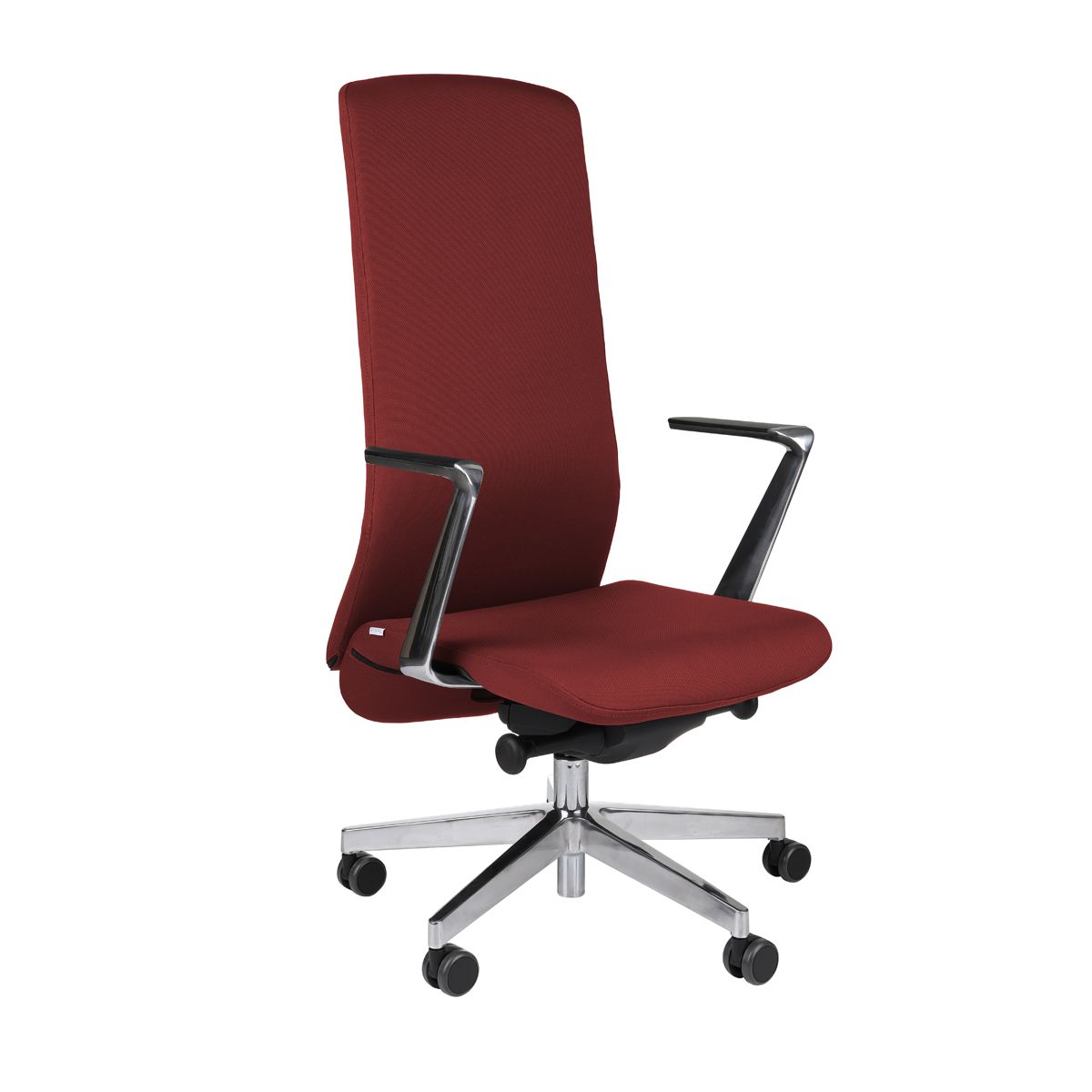 Kancelárska stolička s podrúčkami Starmit AL1 - bordová / chróm - nabbi.sk