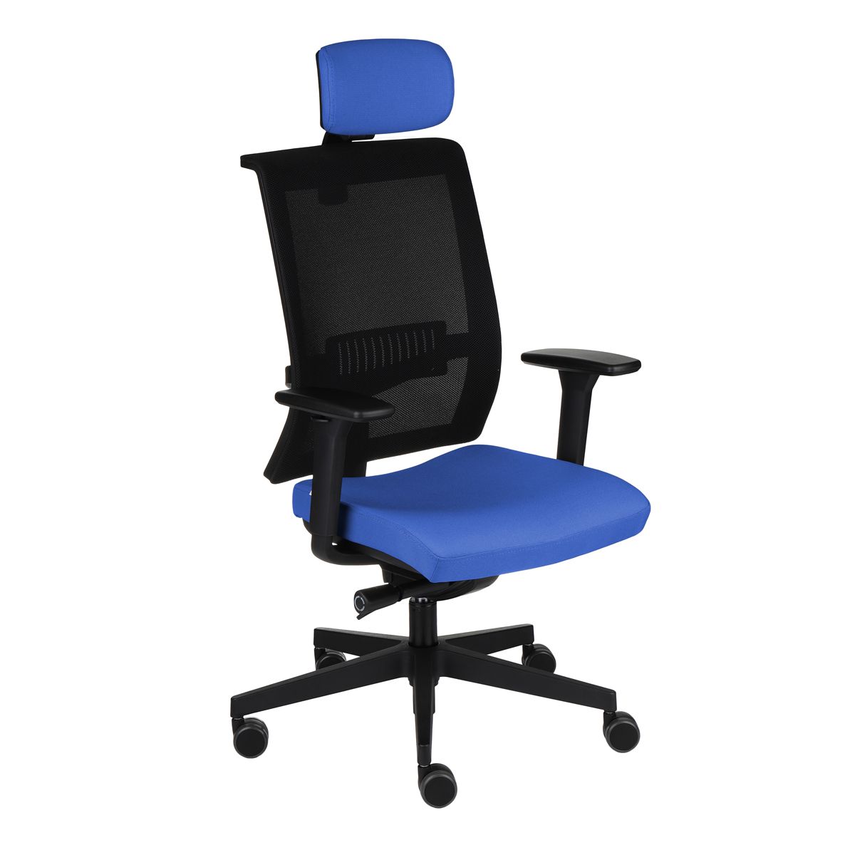 Kancelárska stolička s podrúčkami Libon BS HD - modrá / čierna - nabbi.sk