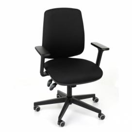 Kancelárska stolička s podrúčkami Sean 3D - čierna (Kosma 01)