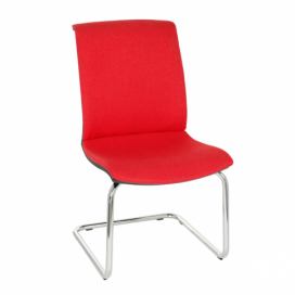 NABBI Libon V BT konferenčná stolička červená / čierna / chróm