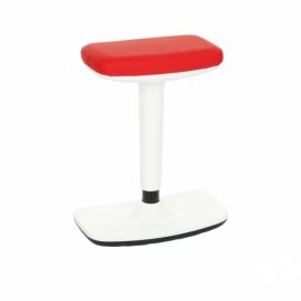 NABBI Kloky barová stolička červená / biela