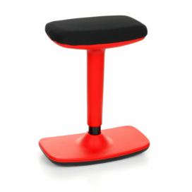 NABBI Kloky barová stolička čierna / červená