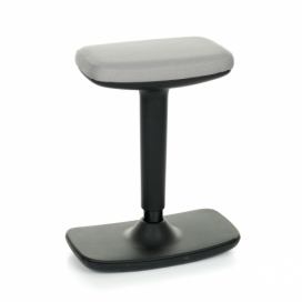 Barová stolička Kloky - sivá / čierna