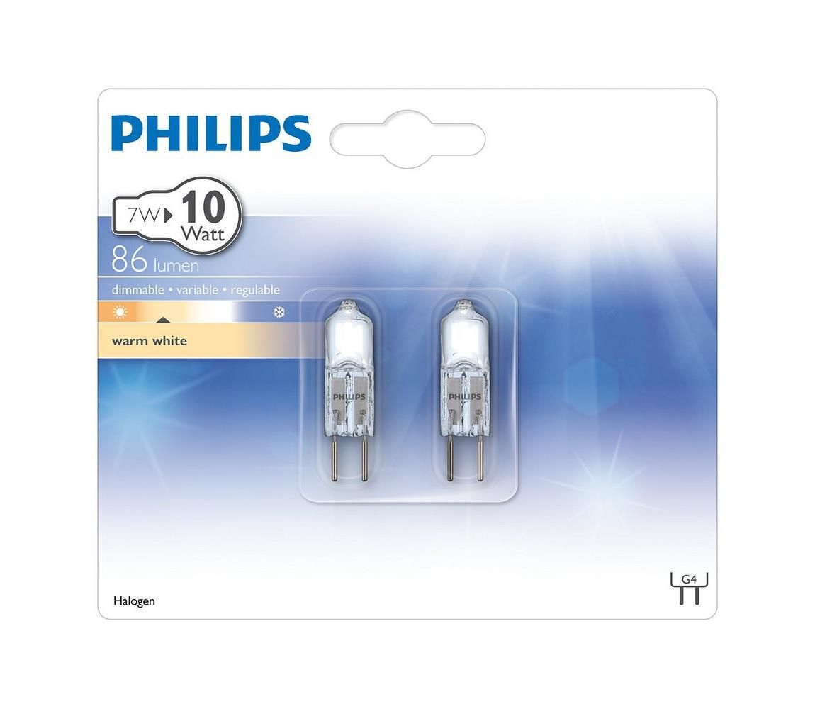 Philips SADA 2x Priemyselná žiarovka Philips ECOHALO G9/18W/230V 2800K  - Svet-svietidiel.sk