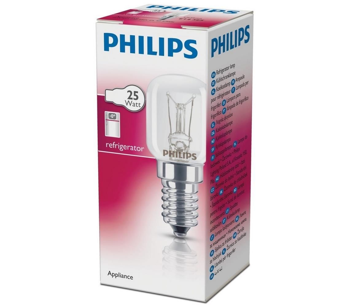 Philips Žiarovka do chladničky T25 E14/25W/230V 2700K  - Svet-svietidiel.sk