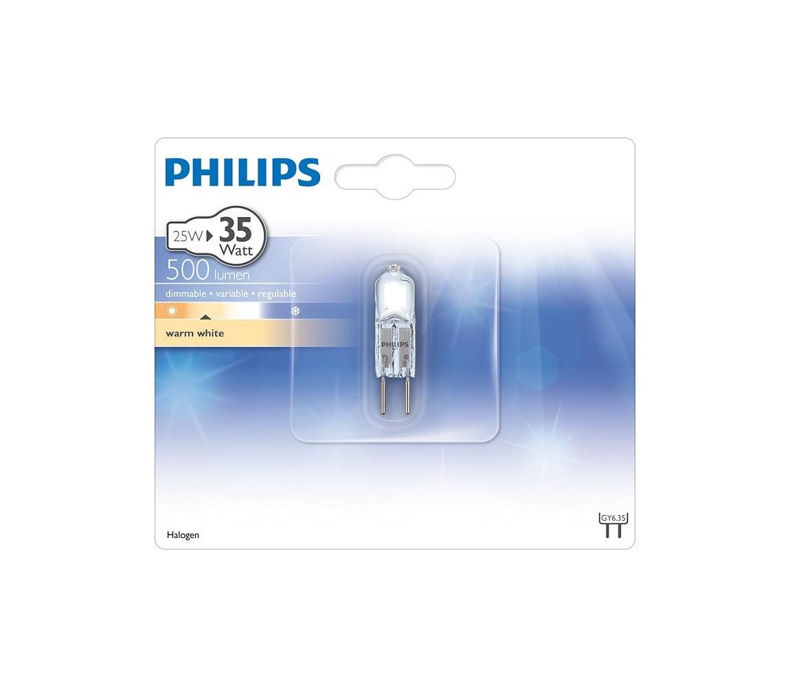 Philips Priemyselná žiarovka Philips HALOGEN GY6,35/25W/12V 3000K  - Svet-svietidiel.sk