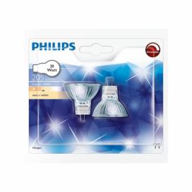 Philips SADA 2x Priemyselná žiarovka Philips HALOGEN GU4/20W/12V 3000K 