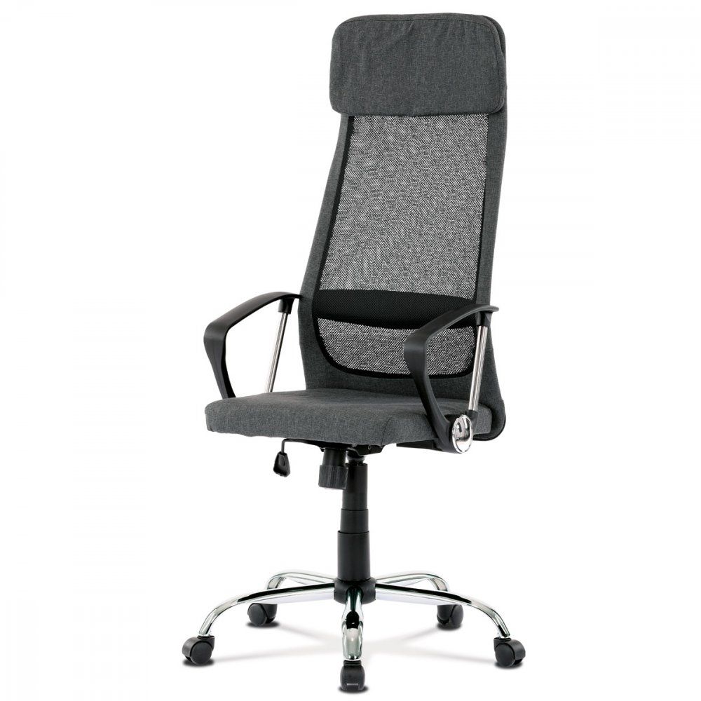 Kancelárska stolička KA-Z206 GREY sivá / čierna Autronic - dekorhome.sk