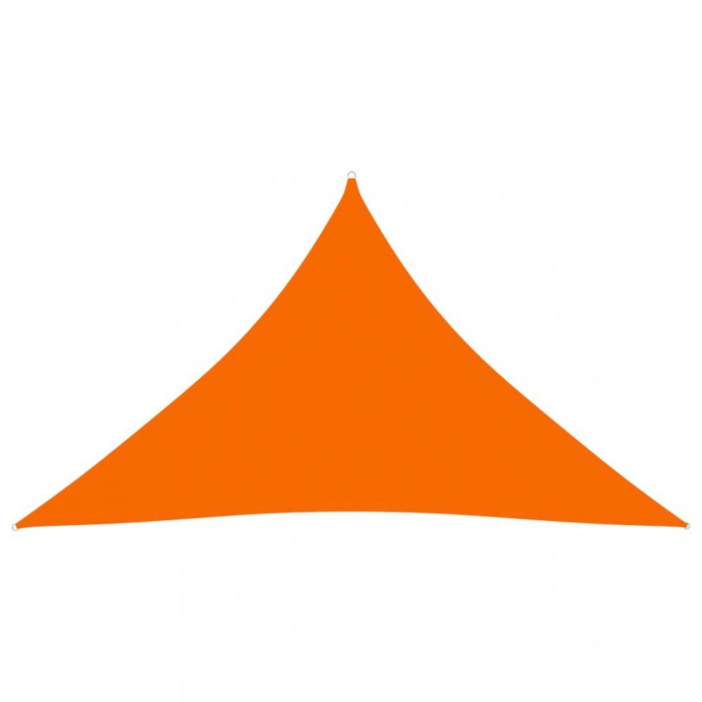 Tieniaca plachta trojuholníková 3,5 x 3,5 x 4,9 m oxfordská látka Dekorhome Oranžová - dekorhome.sk