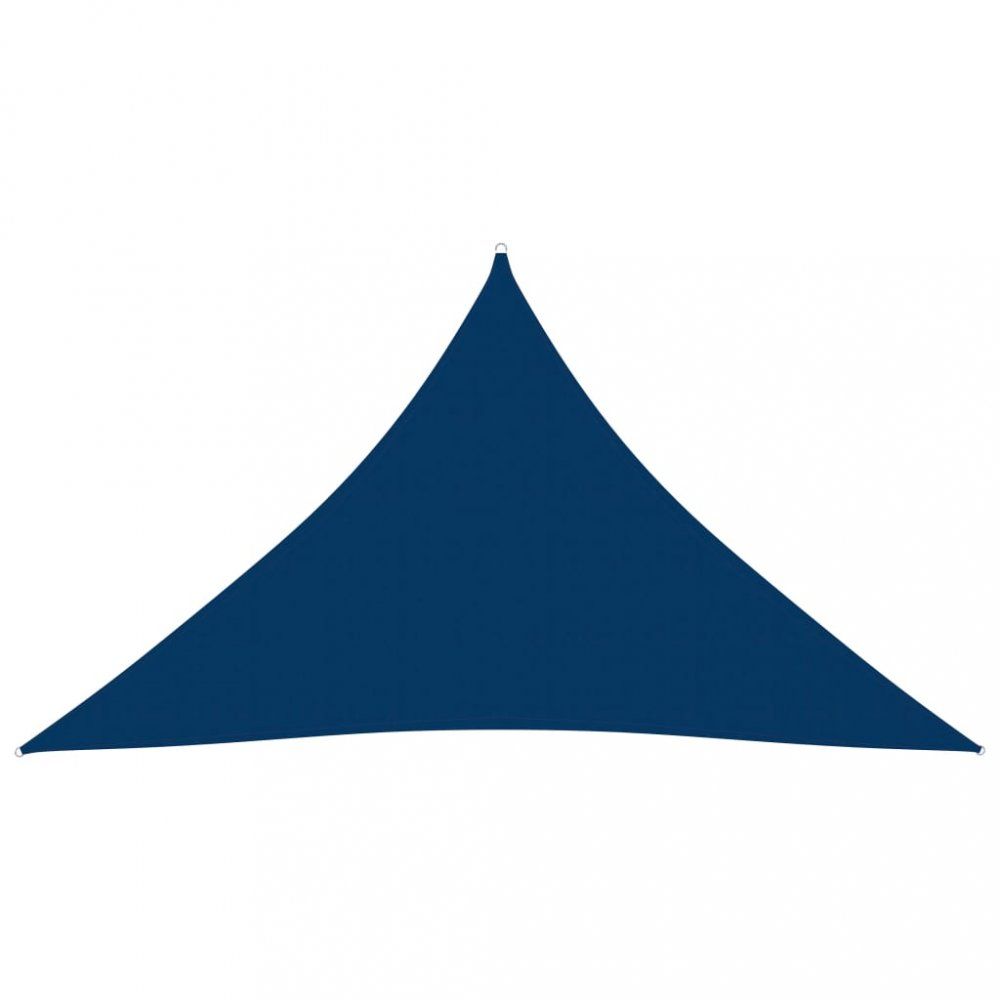Tieniaca plachta trojuholníková 3,5 x 3,5 x 4,9 m oxfordská látka Dekorhome Modrá - dekorhome.sk