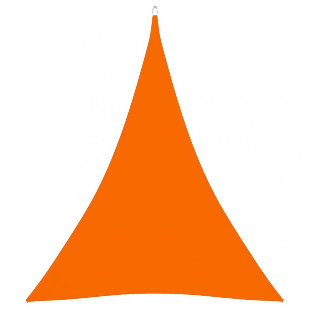 Tieniaca plachta trojuholníková 3 x 4 x 4 m oxfordská látka Dekorhome Oranžová - dekorhome.sk
