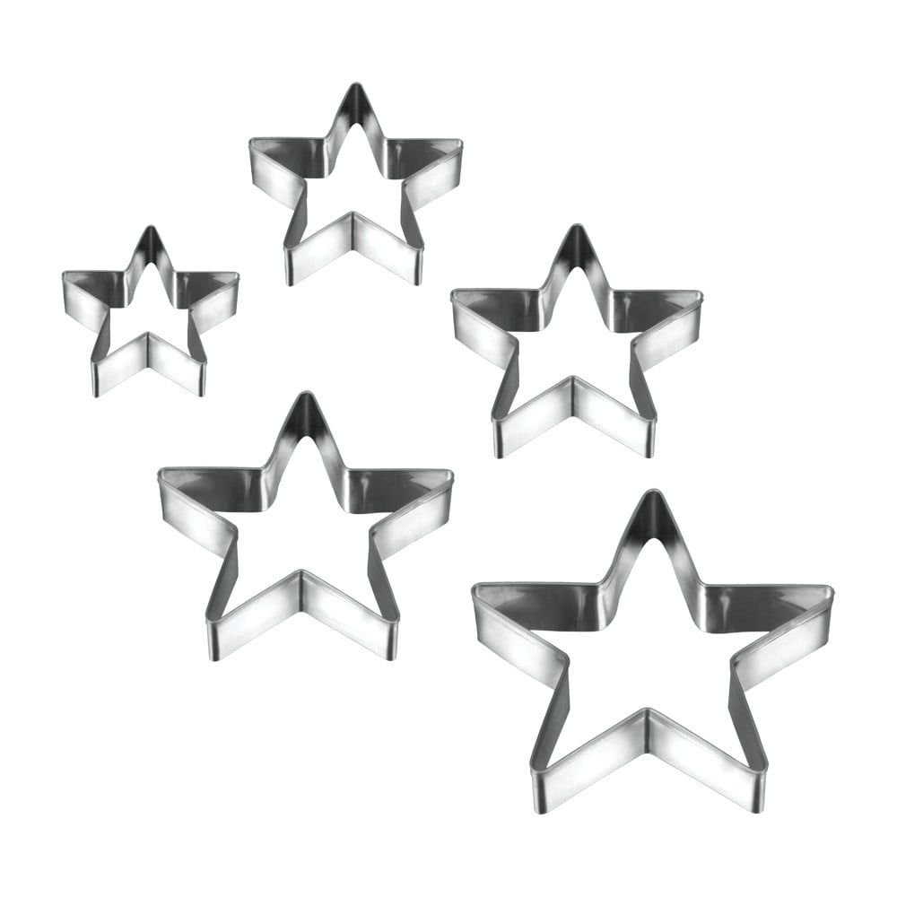 Sada 5 vykrajovadiel v tvare hviezd Metaltex Cookie Cutters - Bonami.sk