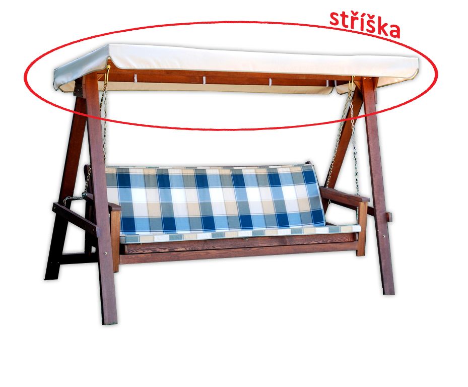 Strieška k hojdačke ADELAIDA - béžová - Eshopist.sk