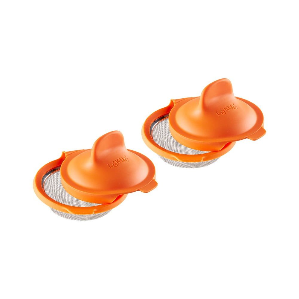 Súprava 2 oranžových silikónových formičiek na stratené vajce Lékué Pouched - Bonami.sk