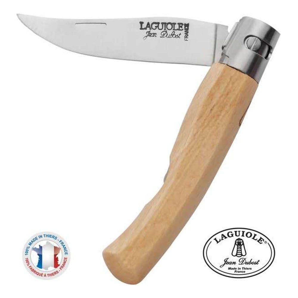 Multifunkčný nožík z antikoro ocele s rukoväťou z bukového dreva Jean Dubost - Bonami.sk
