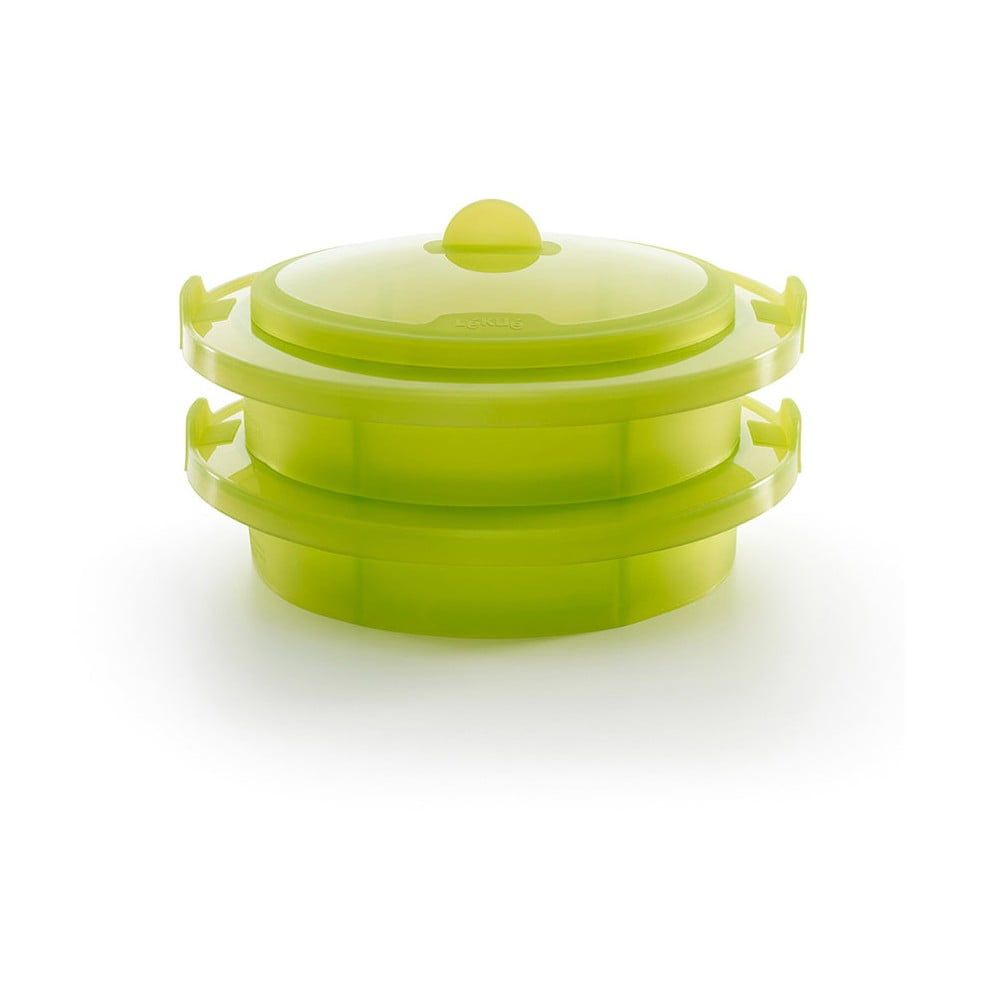 Zelená silikónová nádoba na pečenie v páre Lékué Steamer, ⌀ 22 cm - Bonami.sk
