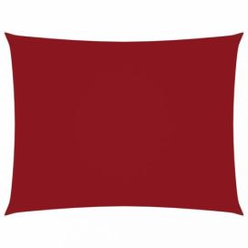 Tieniaca plachta obdĺžniková 4 x 5 m oxfordská látka Dekorhome Červená