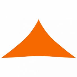 Tieniaca plachta trojuholníková 3,5 x 3,5 x 4,9 m oxfordská látka Dekorhome Oranžová