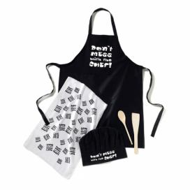 5-dielna súprava pre kuchárov Cooksmart ® Don\'t Mess With The Chef