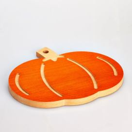 Buková doska na krájanie Bisetti Pumpkin, 31,5 x 27,5 cm