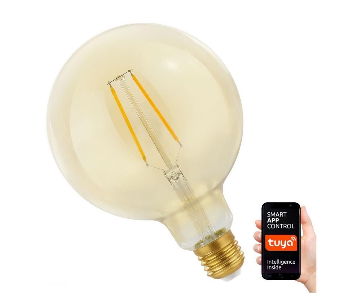  LED Stmievateľná žiarovka E27/5,5W/230V 1700-2700K Wi-Fi Tuya  - Svet-svietidiel.sk