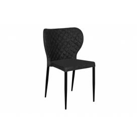 Norddan 25828 Dizajnová jedálenská stolička Landers čierna