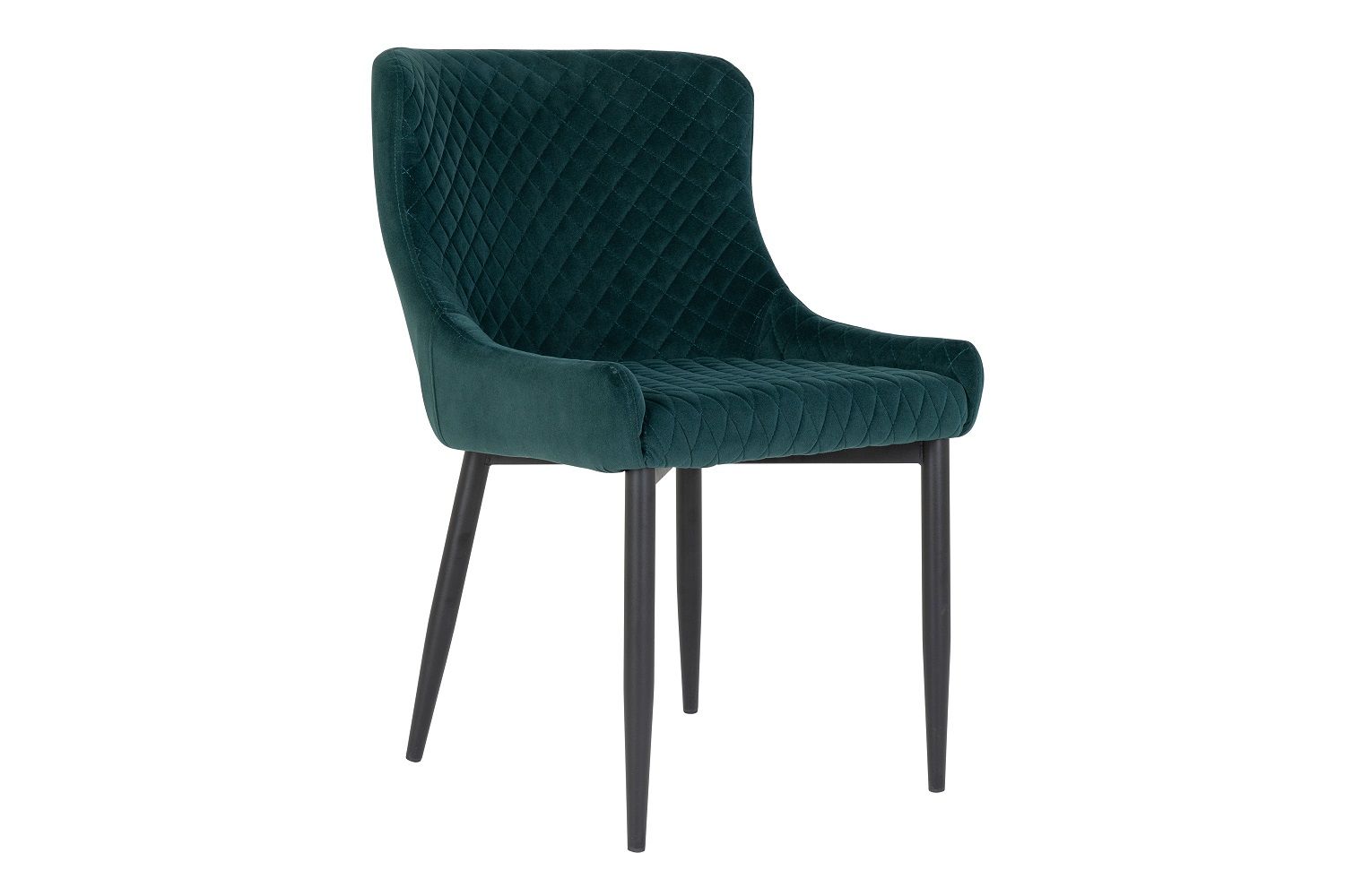 Norddan 25844 Dizajnová stolička Lapid zelený zamat - ESTILOFINA.SK