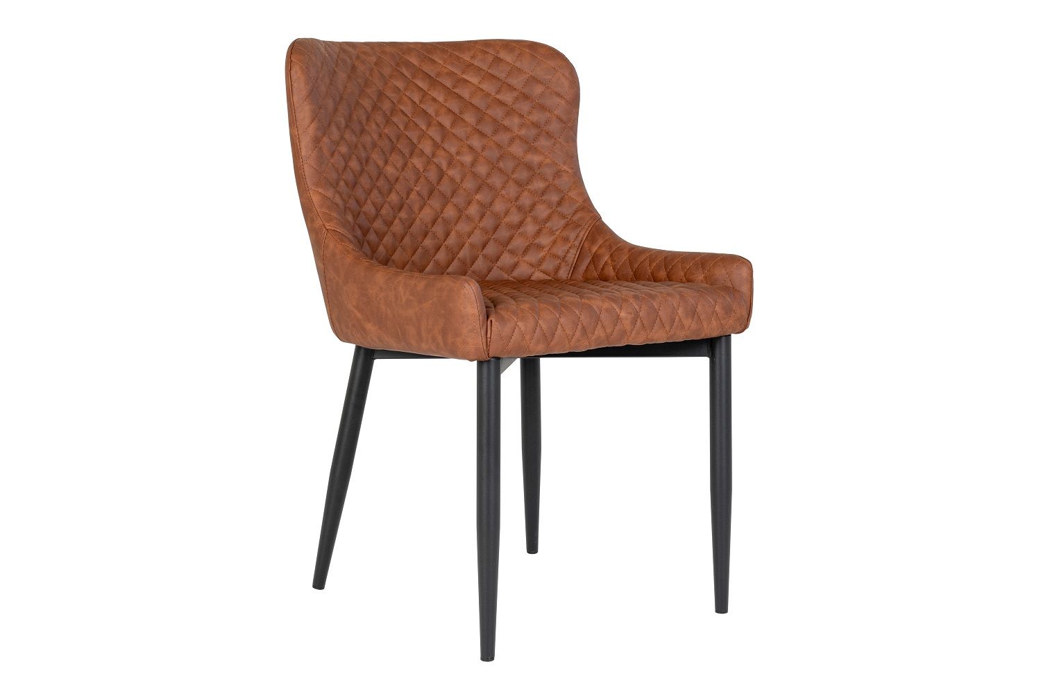 Norddan 25840 Dizajnová stolička Lapid vintage hnedá - ESTILOFINA.SK