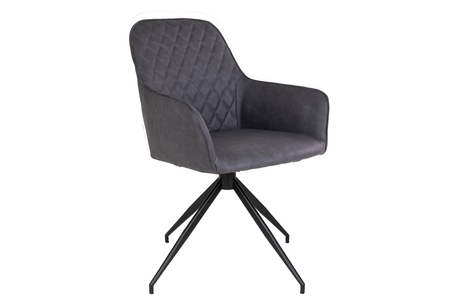 Norddan 25850 Dizajnová otočná stolička Gracelyn tmavosivá - ESTILOFINA.SK