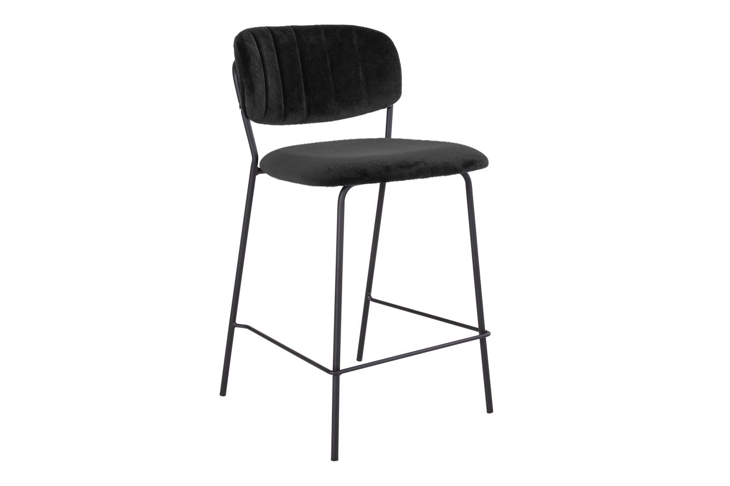 Norddan Dizajnová barová stolička Rosalie čierna - ESTILOFINA.SK