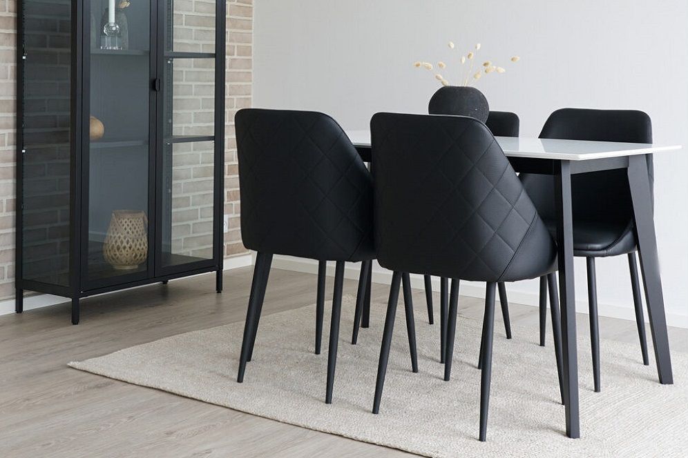 Norddan 25856 Dizajnová stolička Lashanda čierna - ESTILOFINA.SK