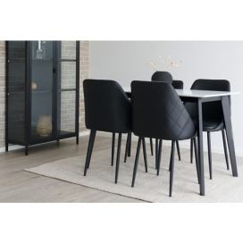 Norddan 25856 Dizajnová stolička Lashanda čierna