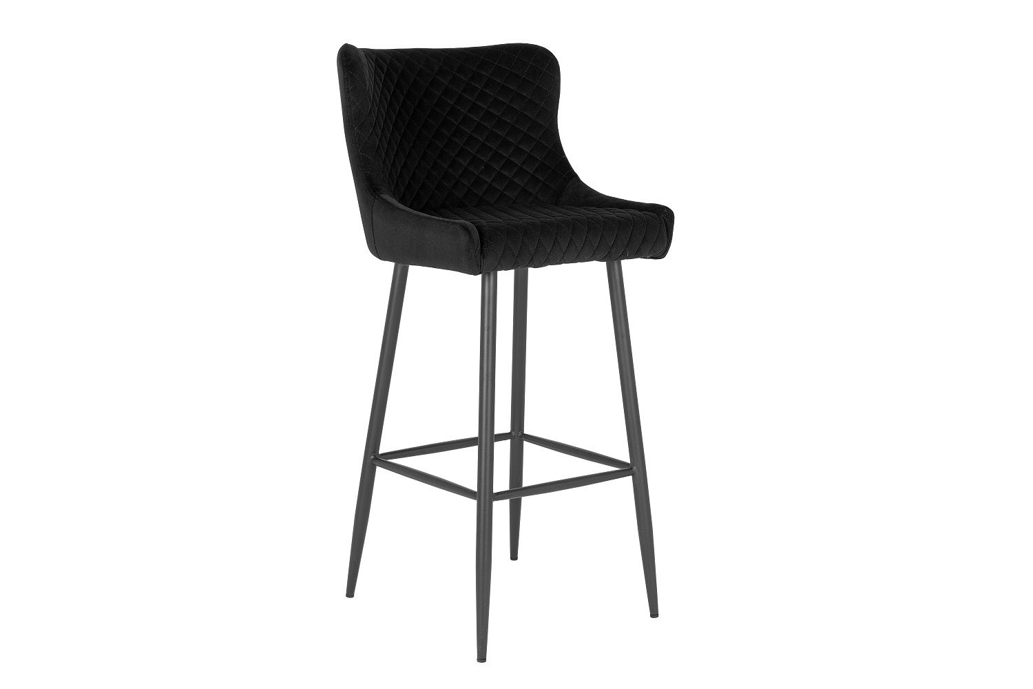 Norddan Dizajnová barová stolička Laurien čierna - ESTILOFINA.SK