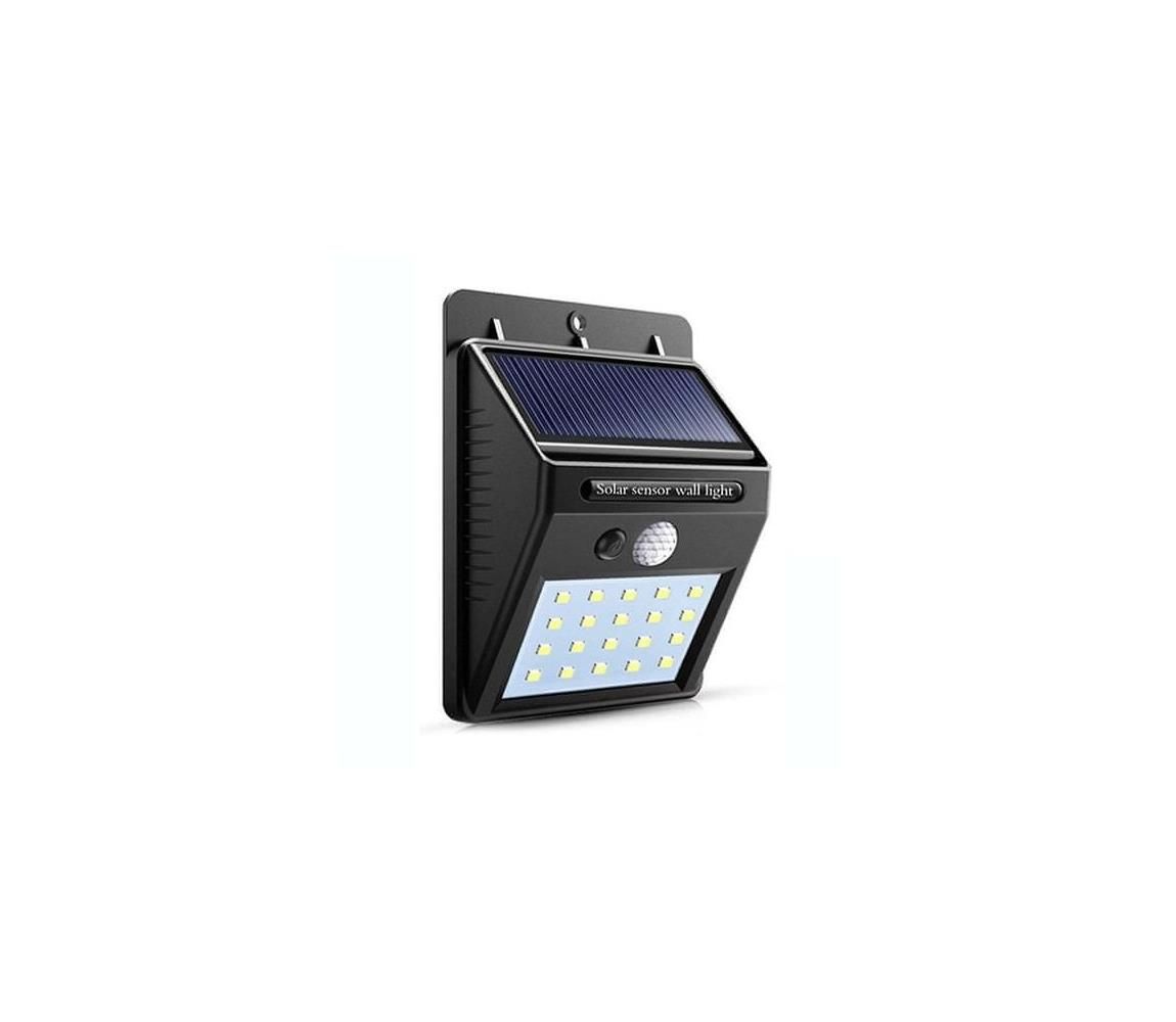  LED Solárne nástenné svietidlo so senzorom LED/4W/3,7V IP44  - Svet-svietidiel.sk